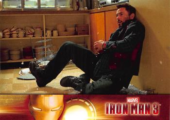 2013 Upper Deck Iron Man 3 #56 Tony Ducks Behind a Counter Front