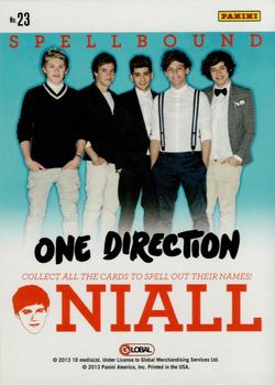 2013 Panini One Direction - Spellbound #23 Niall Horan Back