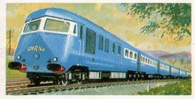 1966 Brooke Bond Transport Through the Ages #20 Diesel Locomotive Front
