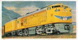 1966 Brooke Bond Transport Through the Ages #21 Gas Turbine Locomotive Front
