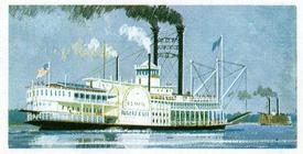 1966 Brooke Bond Transport Through the Ages #23 Mississipi River Steamer Front
