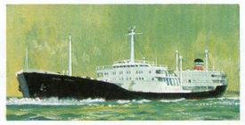 1966 Brooke Bond Transport Through the Ages #27 Oil Tanker Front