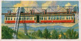 1966 Brooke Bond Transport Through the Ages #30 Monorail Front