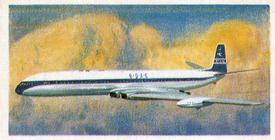 1966 Brooke Bond Transport Through the Ages #42 First Turbojet Airliner Front