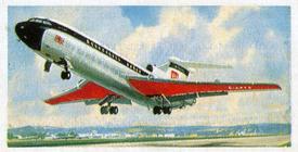 1966 Brooke Bond Transport Through the Ages #43 Modern Jet Airliner Front