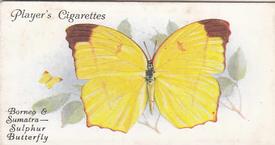 1932 Player's Butterflies #45 Borneo & Sumatra - Sulphur Butterfly Front