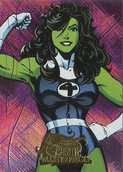 2008 Upper Deck Marvel Masterpieces Set 2 - Marvel Heroines #MH6 She-Hulk Front