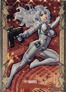 2007 SkyBox Marvel Masterpieces - Gold #76 Silver Sable Front