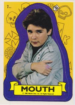 1985 Topps The Goonies - Stickers #7 Mouth Front