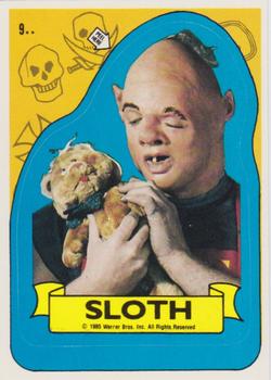 1985 Topps The Goonies - Stickers #9 Sloth Front