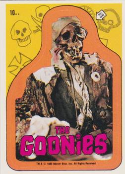 1985 Topps The Goonies - Stickers #10 One-Eyed Willie Front