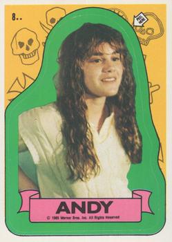 1985 Topps The Goonies - Stickers #8 Andy Front