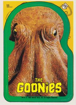1985 Topps The Goonies - Stickers #11 Octopus Front