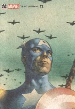 2010 Rittenhouse 70 Years of Marvel Comics - Marvel Tribute #T2 Captain America Back