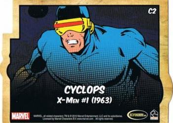 2010 Rittenhouse 70 Years of Marvel Comics - Characters #C2 Cyclops Back
