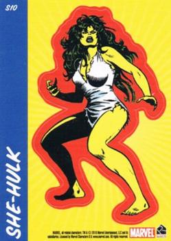 2010 Rittenhouse 70 Years of Marvel Comics - Stickers #S10 She-Hulk Front
