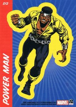 2010 Rittenhouse 70 Years of Marvel Comics - Stickers #S12 Power Man Front