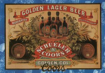 1995 Coors #1 Schueler & Coors Beer Ad Front