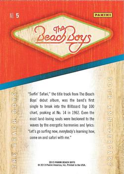 2013 Panini The Beach Boys #5 The Beach Boys Back