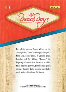 2013 Panini The Beach Boys #31 The Beach Boys Back