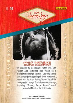 2013 Panini The Beach Boys #49 Carl Wilson Back