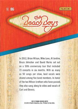 2013 Panini The Beach Boys #86 The Beach Boys Back