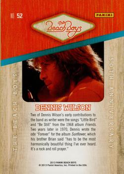 2013 Panini The Beach Boys - Surfer #52 Dennis Wilson Back
