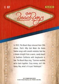 2013 Panini The Beach Boys - Surfer #87 The Beach Boys Back