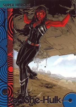 2013 Fleer Retro Marvel  #34 Red She-Hulk Front