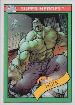 2013 Fleer Retro Marvel  - 1990 Marvel Universe Design #9 Hulk Front