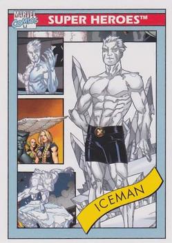 2013 Fleer Retro Marvel  - 1990 Marvel Universe Design #11 Iceman Front