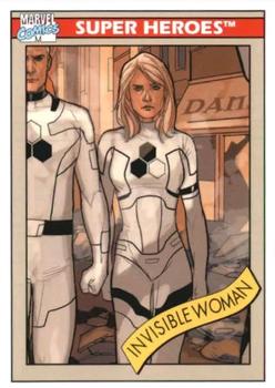 2013 Fleer Retro Marvel  - 1990 Marvel Universe Design #12 Invisible Woman Front