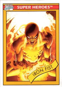 2013 Fleer Retro Marvel  - 1990 Marvel Universe Design #13 Iron Fist Front