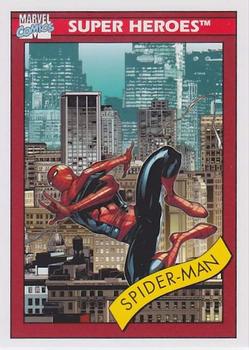 2013 Fleer Retro Marvel  - 1990 Marvel Universe Design #20 Spider-Man Front
