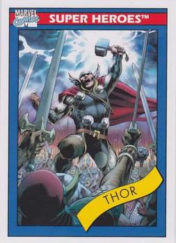 2013 Fleer Retro Marvel  - 1990 Marvel Universe Design #23 Thor Front