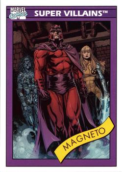 2013 Fleer Retro Marvel  - 1990 Marvel Universe Design #24 Magneto Front