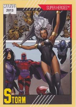 2013 Fleer Retro Marvel  - 1991 Marvel Universe Design #16 Storm Front