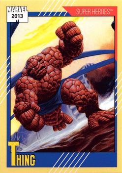 2013 Fleer Retro Marvel  - 1991 Marvel Universe Design #17 Thing Front
