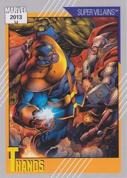 2013 Fleer Retro Marvel  - 1991 Marvel Universe Design #20 Thanos Front