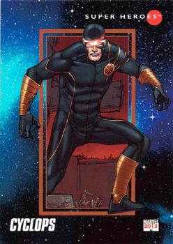 2013 Fleer Retro Marvel  - 1992 Marvel Universe Design #2 Cyclops Front