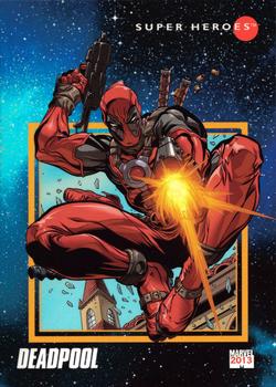 2013 Fleer Retro Marvel  - 1992 Marvel Universe Design #4 Deadpool Front