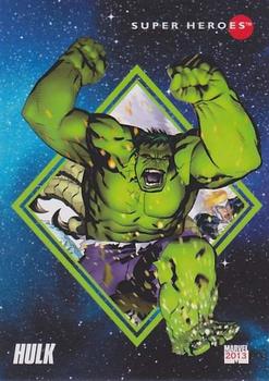 2013 Fleer Retro Marvel  - 1992 Marvel Universe Design #5 Hulk Front
