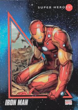 2013 Fleer Retro Marvel  - 1992 Marvel Universe Design #7 Iron Man Front