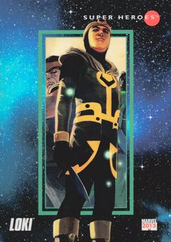 2013 Fleer Retro Marvel  - 1992 Marvel Universe Design #8 Loki Front