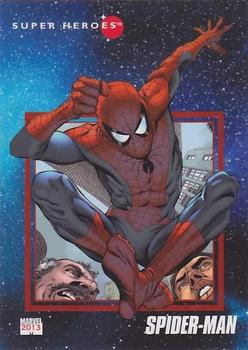 2013 Fleer Retro Marvel  - 1992 Marvel Universe Design #10 Spider-Man Front