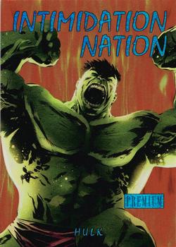 2013 Fleer Retro Marvel  - Intimidation Nation #IN3 Hulk Front