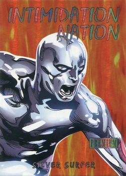 2013 Fleer Retro Marvel  - Intimidation Nation #IN6 Silver Surfer Front