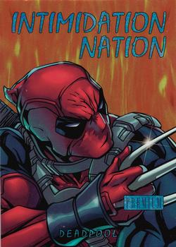 2013 Fleer Retro Marvel  - Intimidation Nation #IN10 Deadpool Front