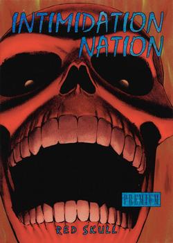 2013 Fleer Retro Marvel  - Intimidation Nation #IN13 Red Skull Front