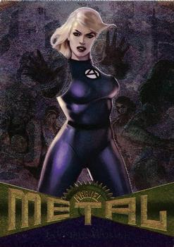 2013 Fleer Retro Marvel  - Metal #2 Invisible Woman Front